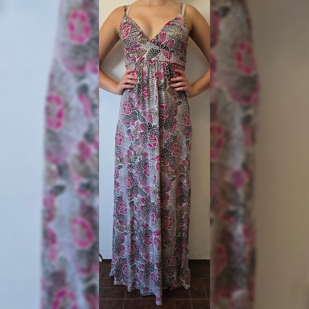 Max And Cleo Floral Maxi Dress Sz XS
